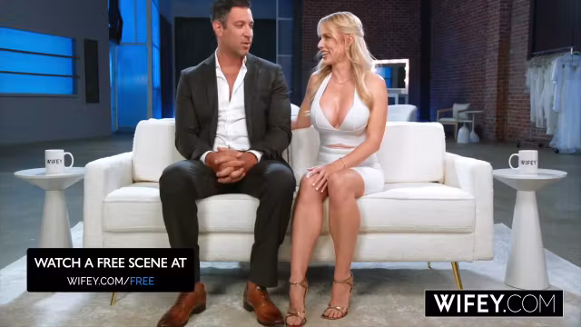 Four Muscular Black Men With Huge Fat Cocks Bang A Blonde Bride In Her Tight Pussy While Her Husband Is Sitting In The Cuck Chair As A Spectator