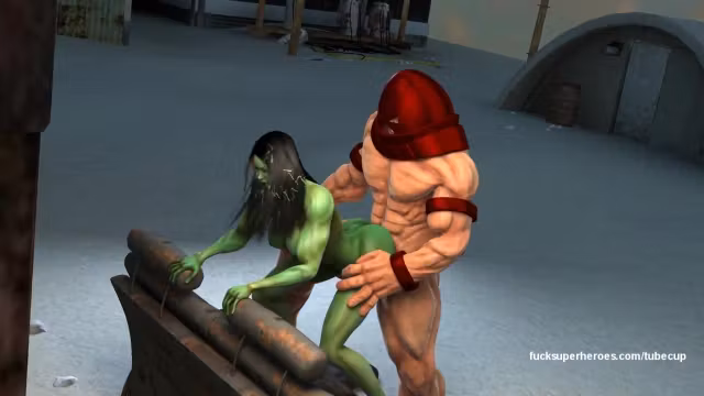 She hulk and the rock hard Juggernaut