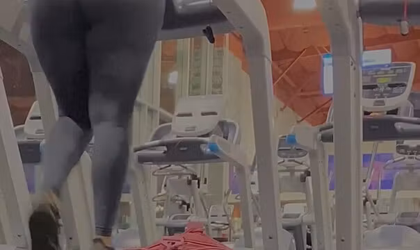 Candid big booty Latina