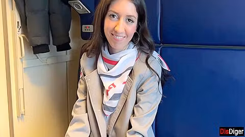 Train Conductor Caught Passenger Jerking Off, But Wasnt Confused And Jumped On His Cock 30 Min