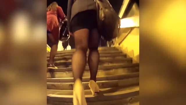 pantyhose legs going out
