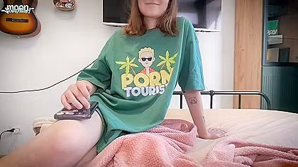 The Porntourist's fan fucks with her lover!