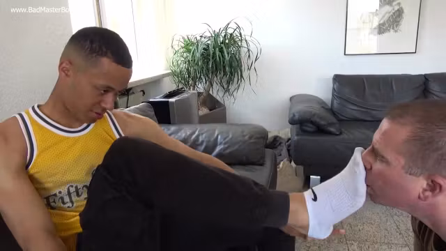 Master kelvin feets licking socks
