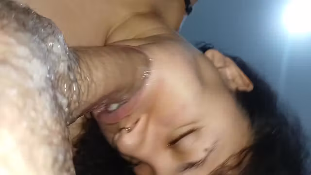 Close Up Big Fleshy Lips Sucking And Fucking The Cuckolds Cock,smearing Everything With Lots Of Spit