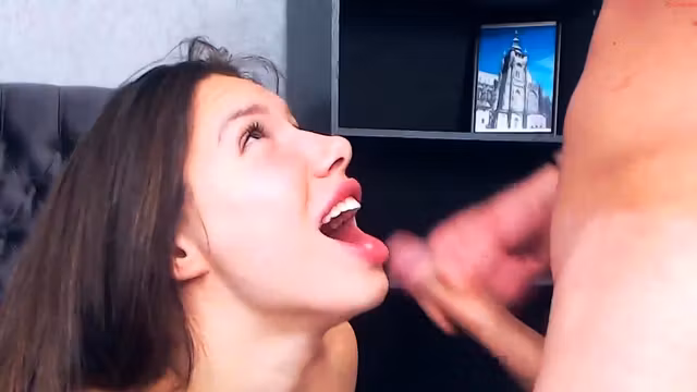 Chubby amateur Milf toyed and blowjob with facial cumshot