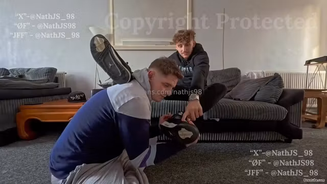 Master stinky socks licking