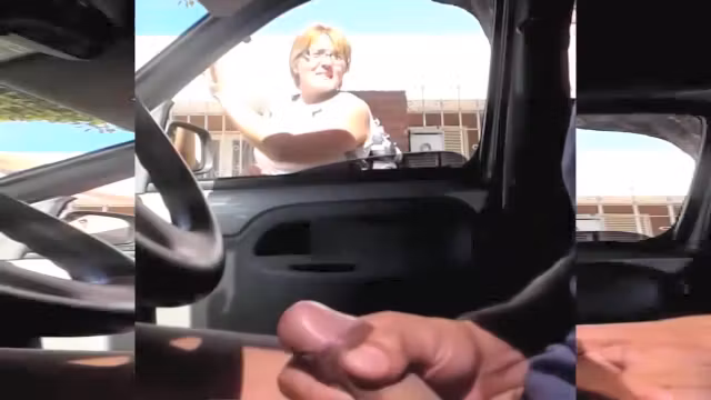Mature lady explains the directions while I jerk it off