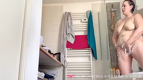 : My Stepmother In The Bathroom, Sniffing Her Panties And Masturbating