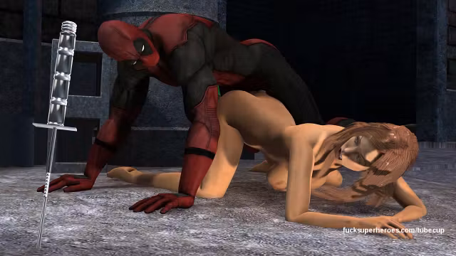 Deadpool and Jean - baby we aint nothing but mammals