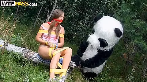 Wild Sex To Award A Hero Panda With Mancy