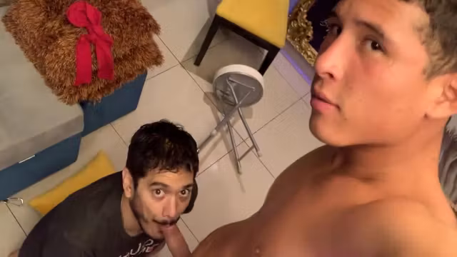 Jock Gets A Nice Blowjob