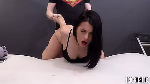 First Time Porn - Nervous Teen 18+ Fucked Rough In Her First Sex Tape