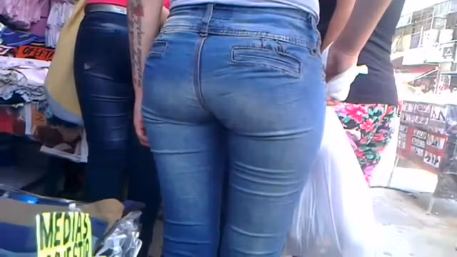 pants sexy ass stuck in the street