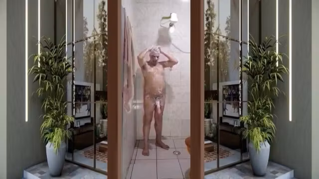 O Meu Banho Gostoso Com o Pau Duro 004