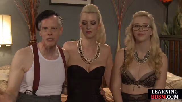 Stockings sluts satisfay their master