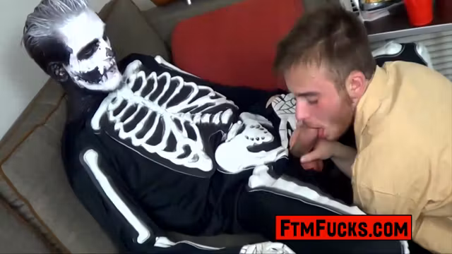 Ftmfucks - Trick Or Treat!? Gaybuster Ftm Jock Fucked By Who Is Dressed In A Scary Skeleton Costume! 8 Min - Jock Hudson, Zack Grayson And Luke Hudson