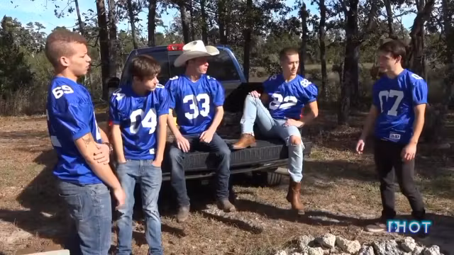 Joey Mills, Corbin Colby And Colton James In Tight Ends - American Football Boys