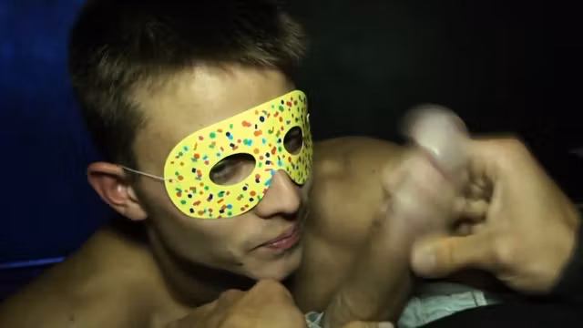 Masked euro stripper assfucked doggystyle