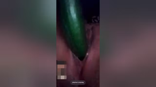 Amazing Sexy Babe Masturbate With Cucumber For Intense Orgasm