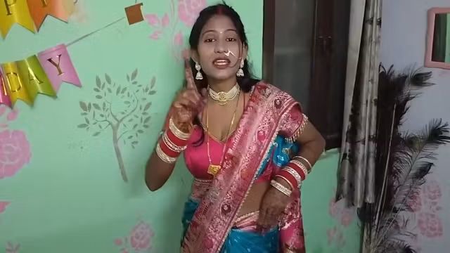 Indian Coupleshares Bed With Stepmom While His Stepsister Hides