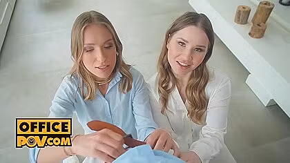 Horny Trio Pussy Fucking With Lesbian Couple Amalia Davis And Angelika