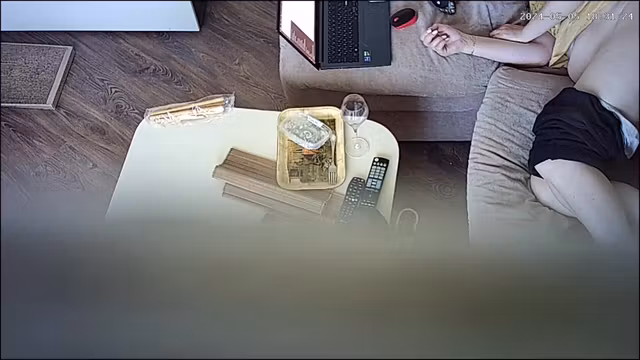 Masturbation caught from very hidden cam