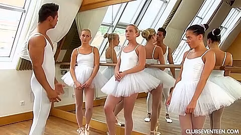 Pleasing The Ballet Teacher - Eveline Dellai And Vinna Reed