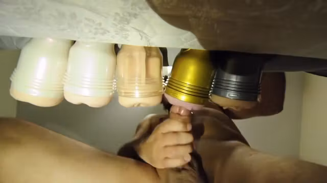 CD playing with 5 Fleshlights