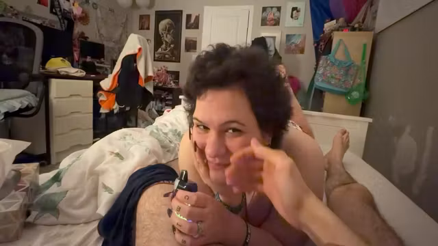 Cult Talk While He Strokes It